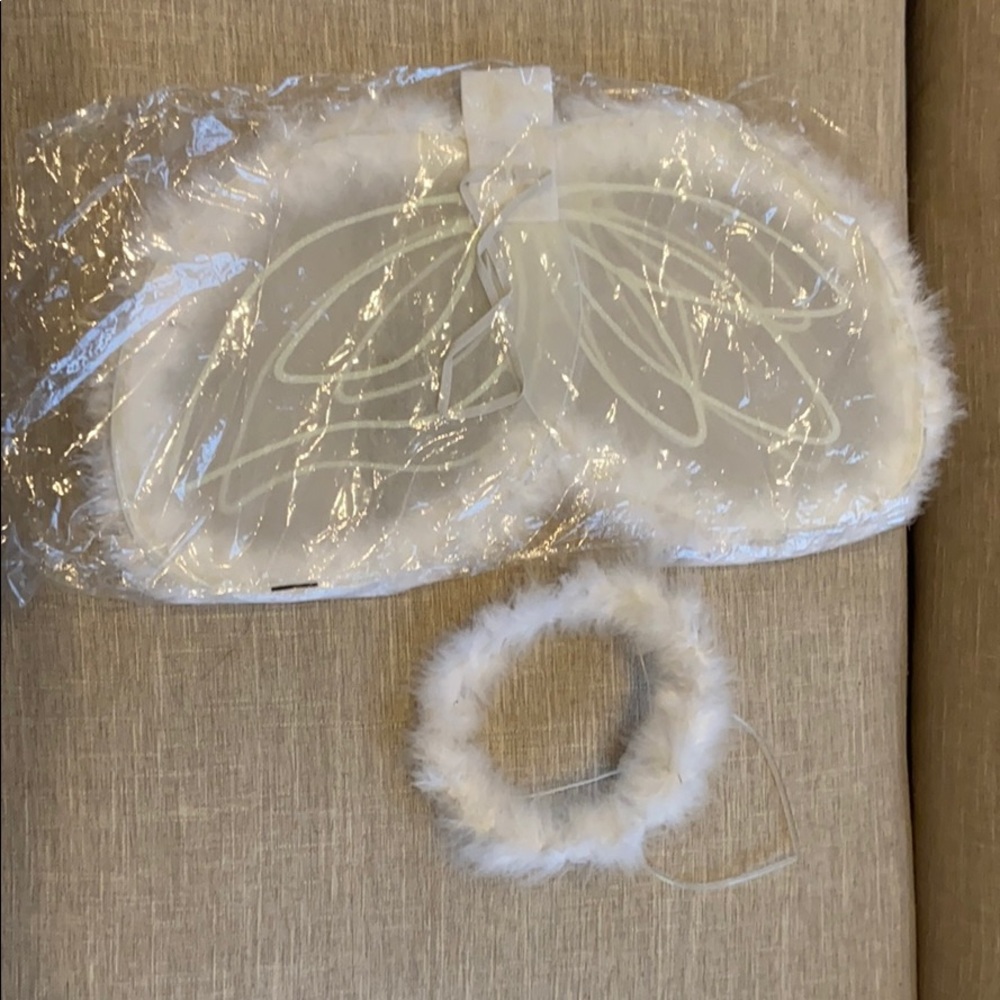 Angel Wings And Halo Headband